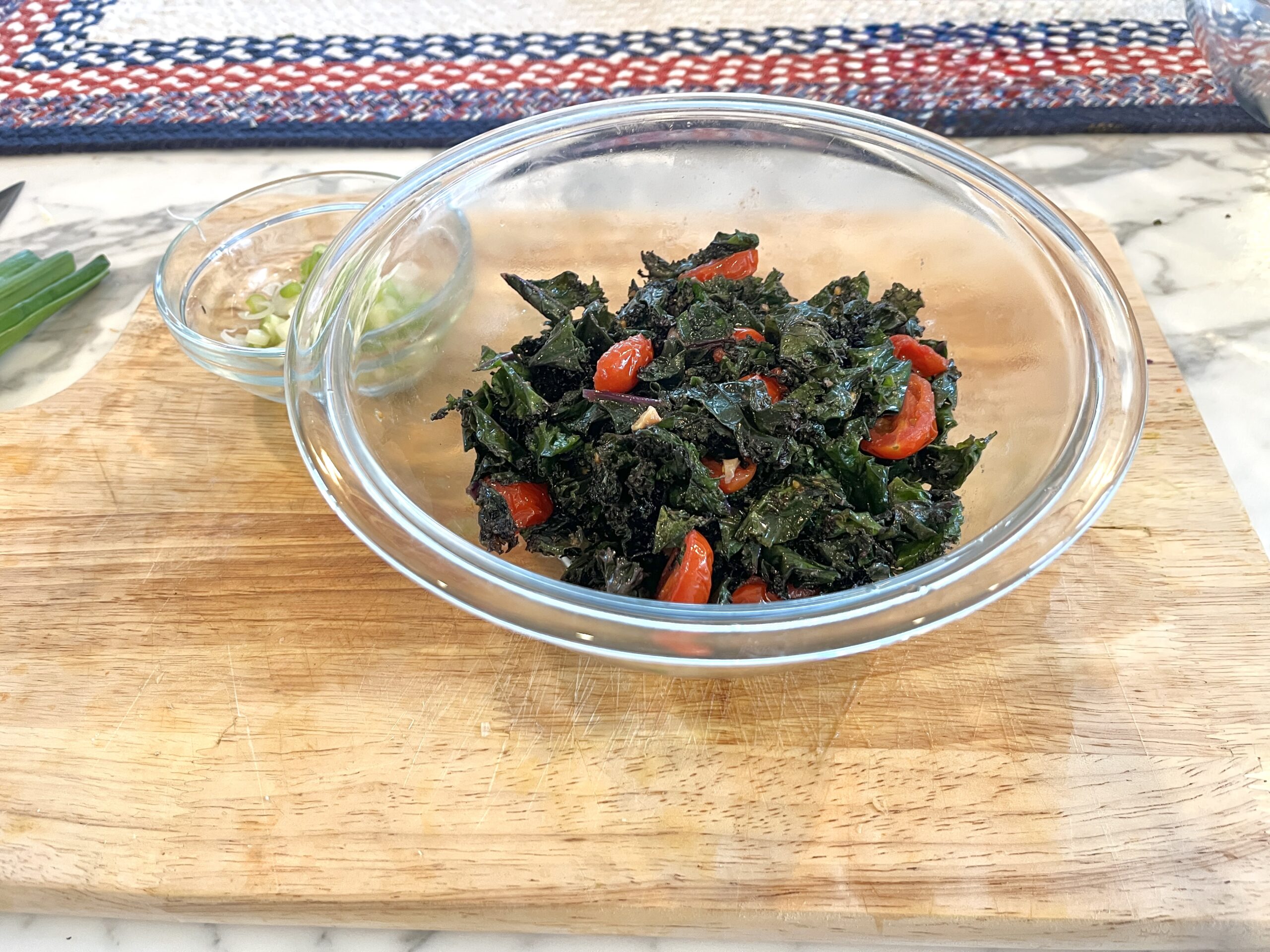 Nourishing Naturally: Garlic-Infused Kale and Tomatoes
