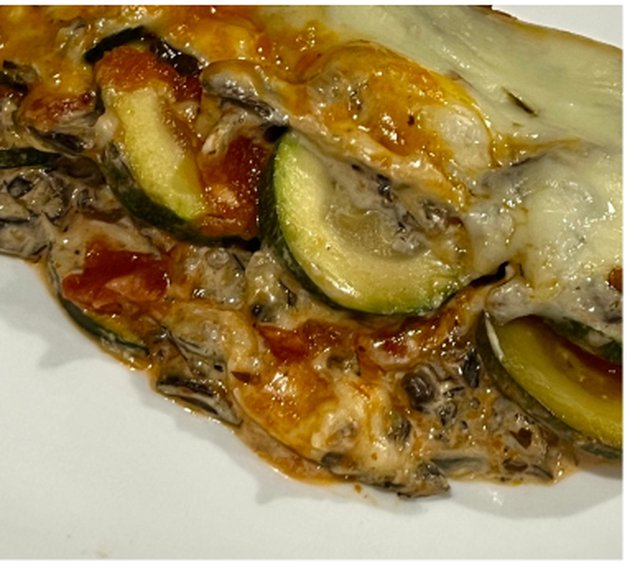 Zucchini and Mushroom Lasagna