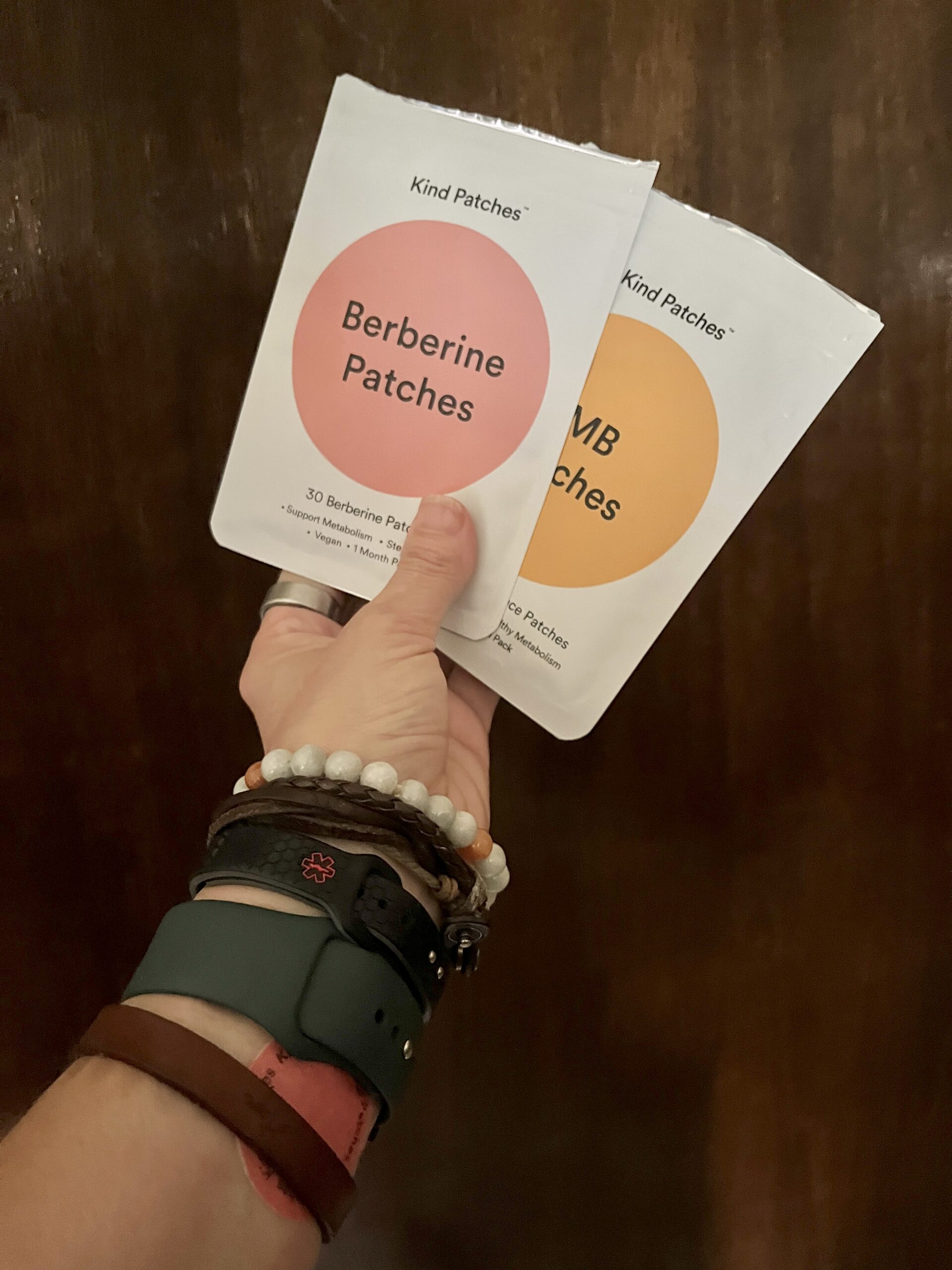 Holding several Kind Patches wellness patches