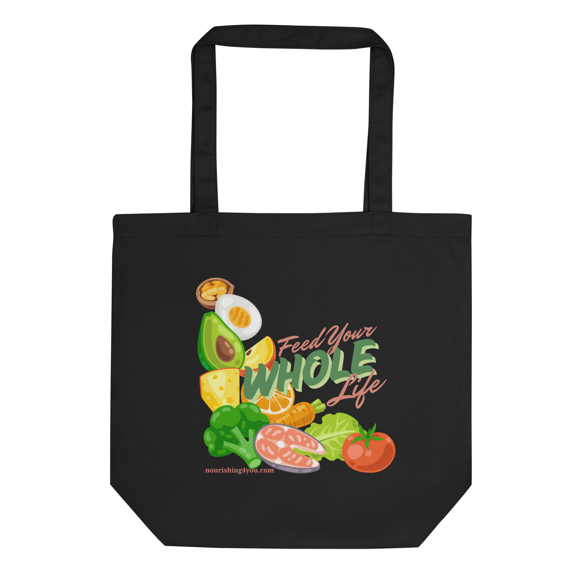 Feed Your Whole Life Tote Bag, Balanced Plate - Image 4