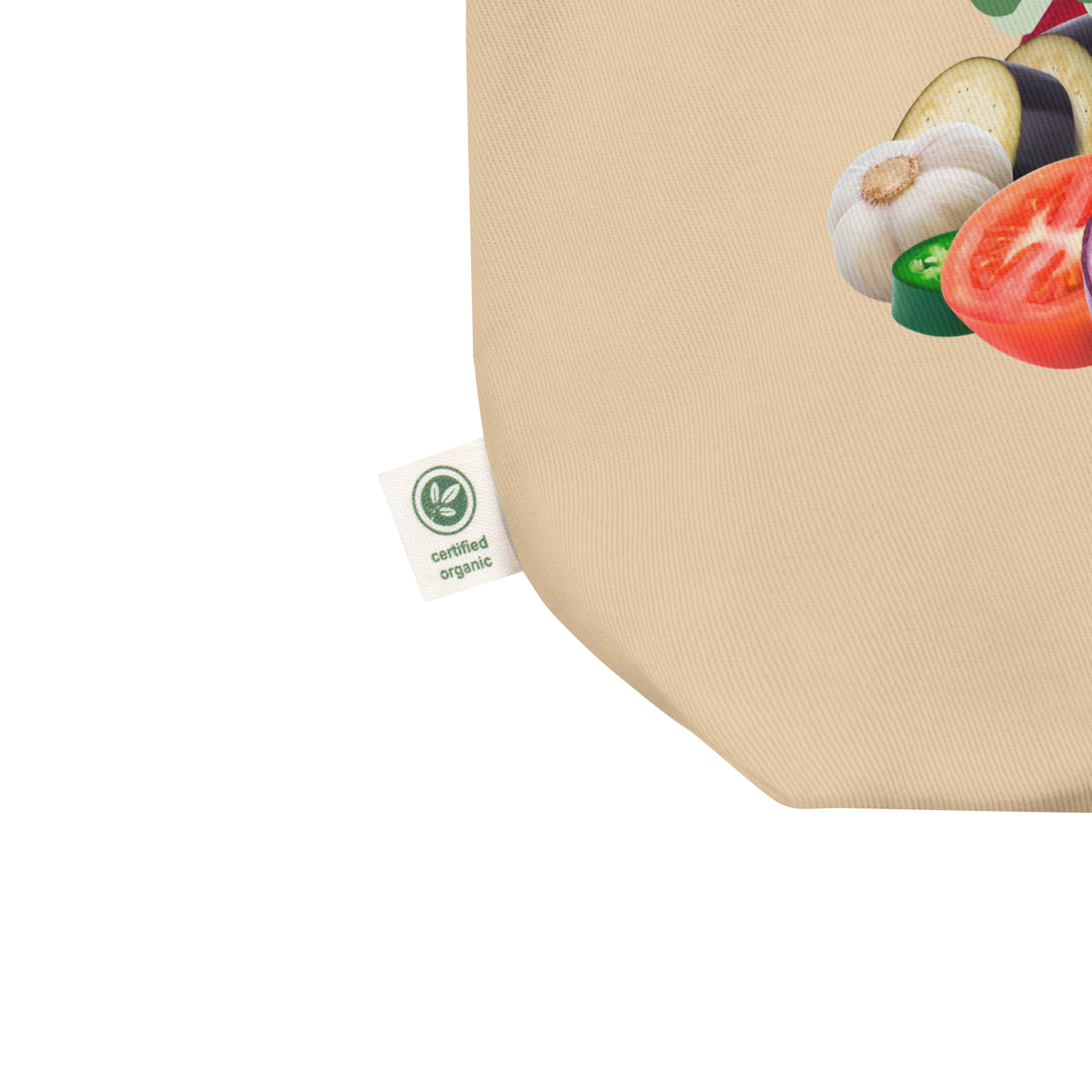 Feed Your Whole Life Tote Bag, Garden Harvest - Image 3