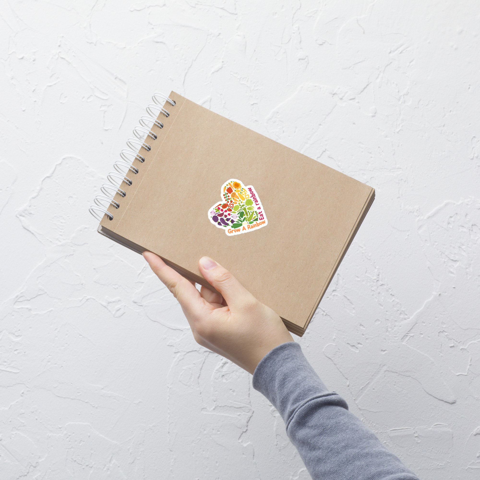 Grow a Rainbow, Eat a Rainbow Sticker - Image 2