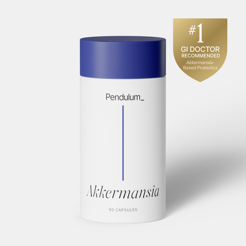Pendulum Akkermansia probiotic bottle