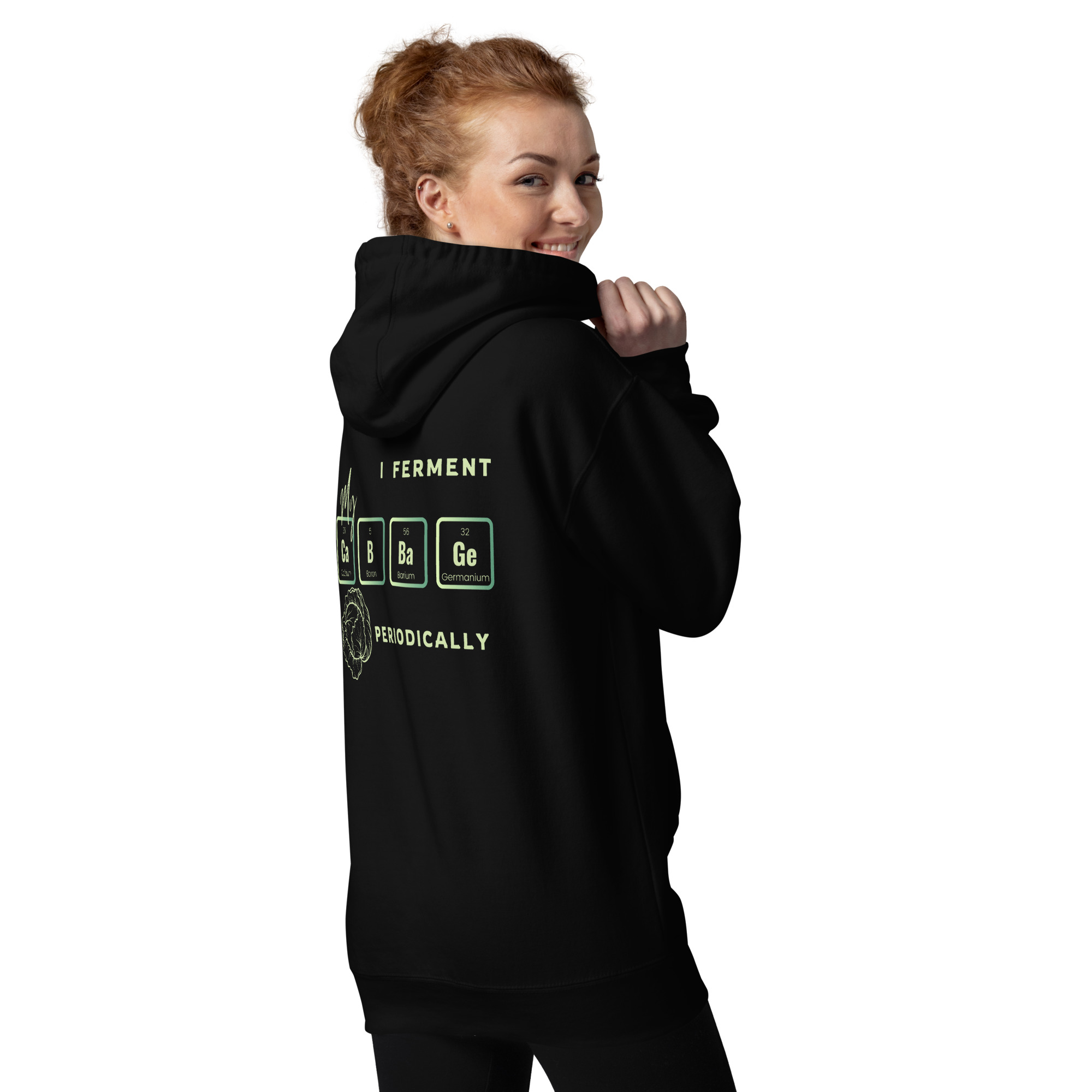 I Ferment My Cabbage Periodically Hoodie - Image 2