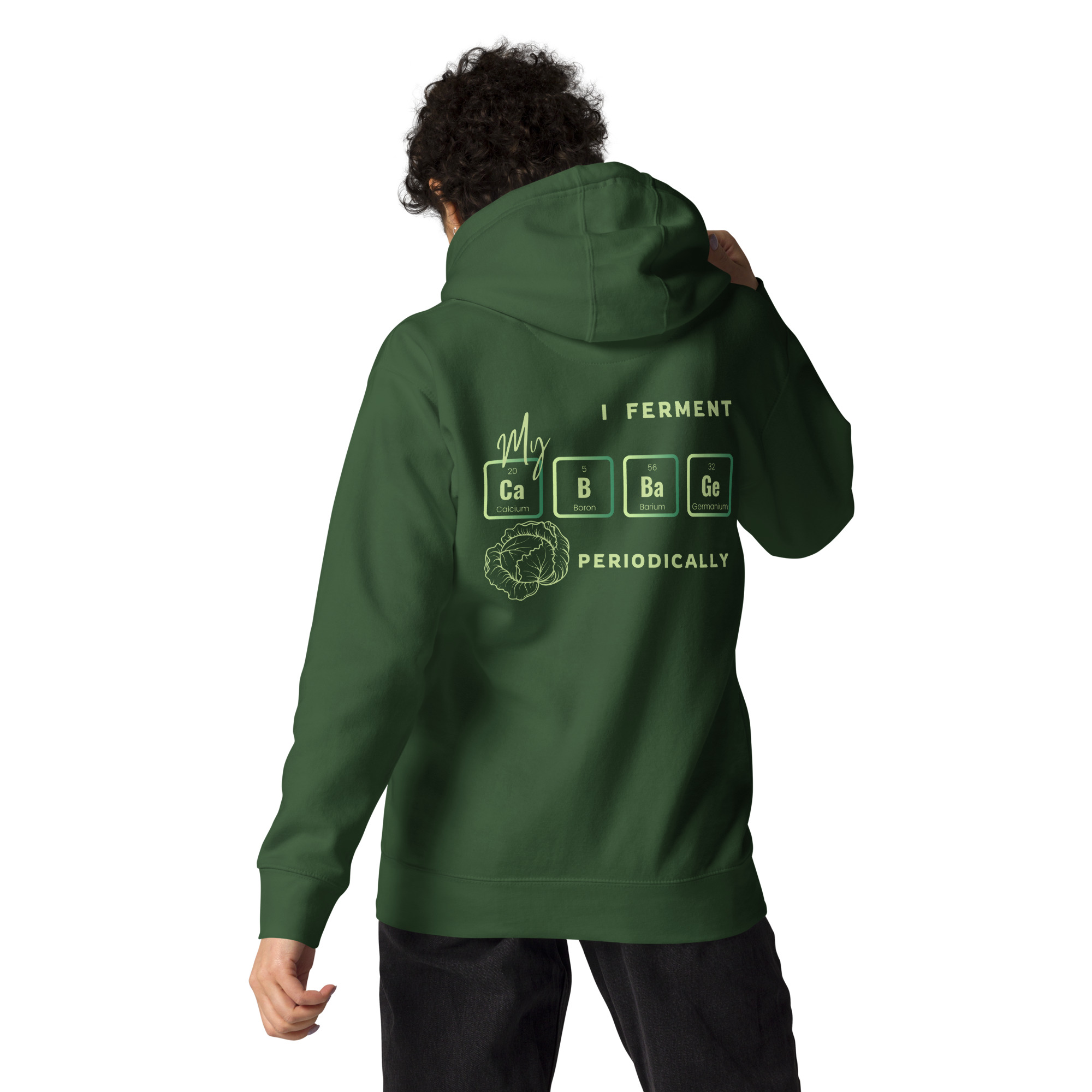 I Ferment My Cabbage Periodically Hoodie - Image 15